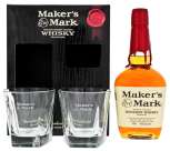 Makers Mark Bourbon Whiskey + 2 glazen 0,7L 45%