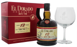 El Dorado Rum 12 years old Ballon Glas 0,7L 40%