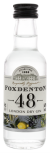 F Foxdenton 48 London Dry handcrafted gin miniatuur 0,05L 48%