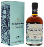El Supremo 12 years old Rum aged in oak 0,7L 40%