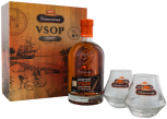Damoiseau Rhum vieux agricole VSOP rum + glazen 0,7L 42%
