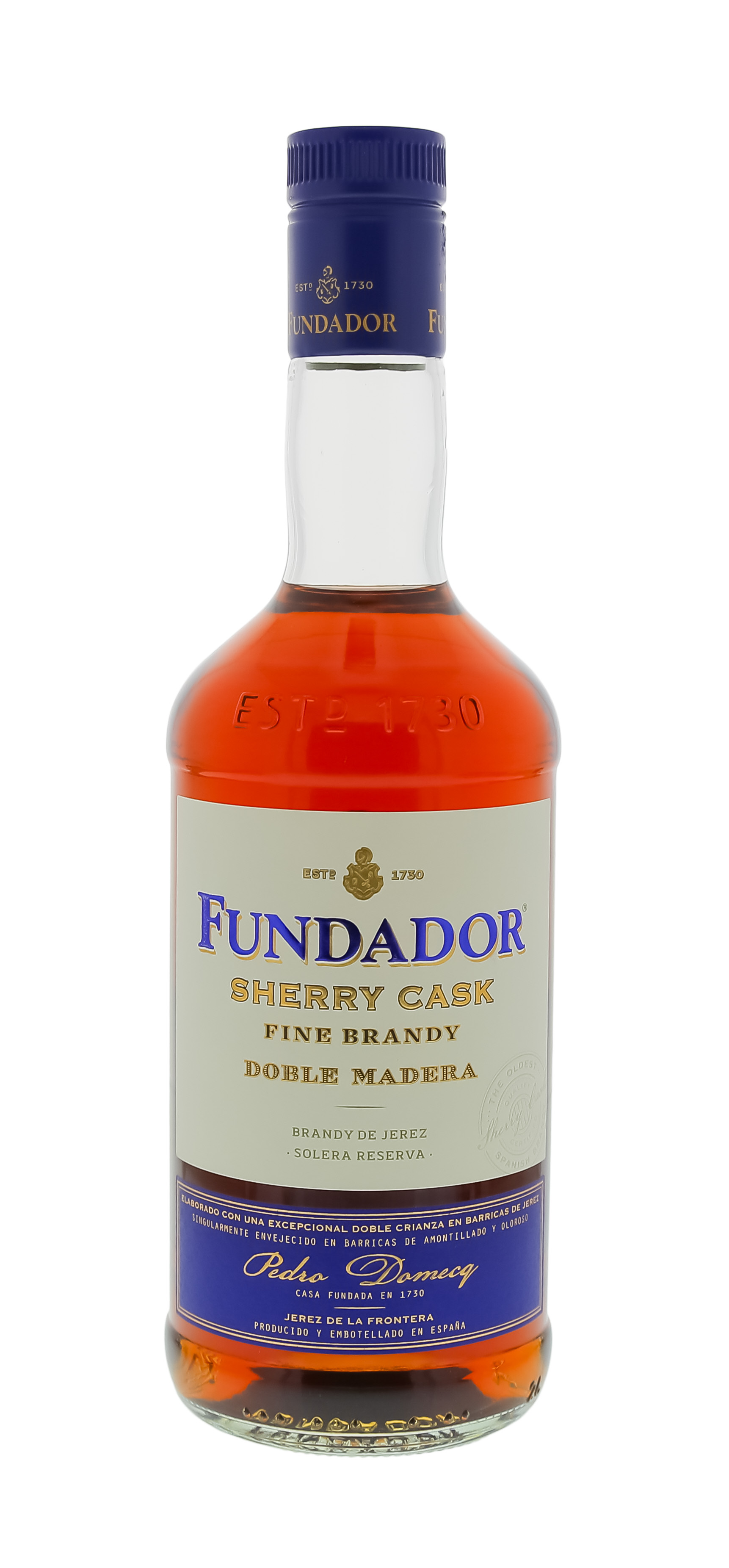 Fundador Fine Brandy Doble Madera Sherry Cask 0,7L 36% – Sherry Cask Brandy