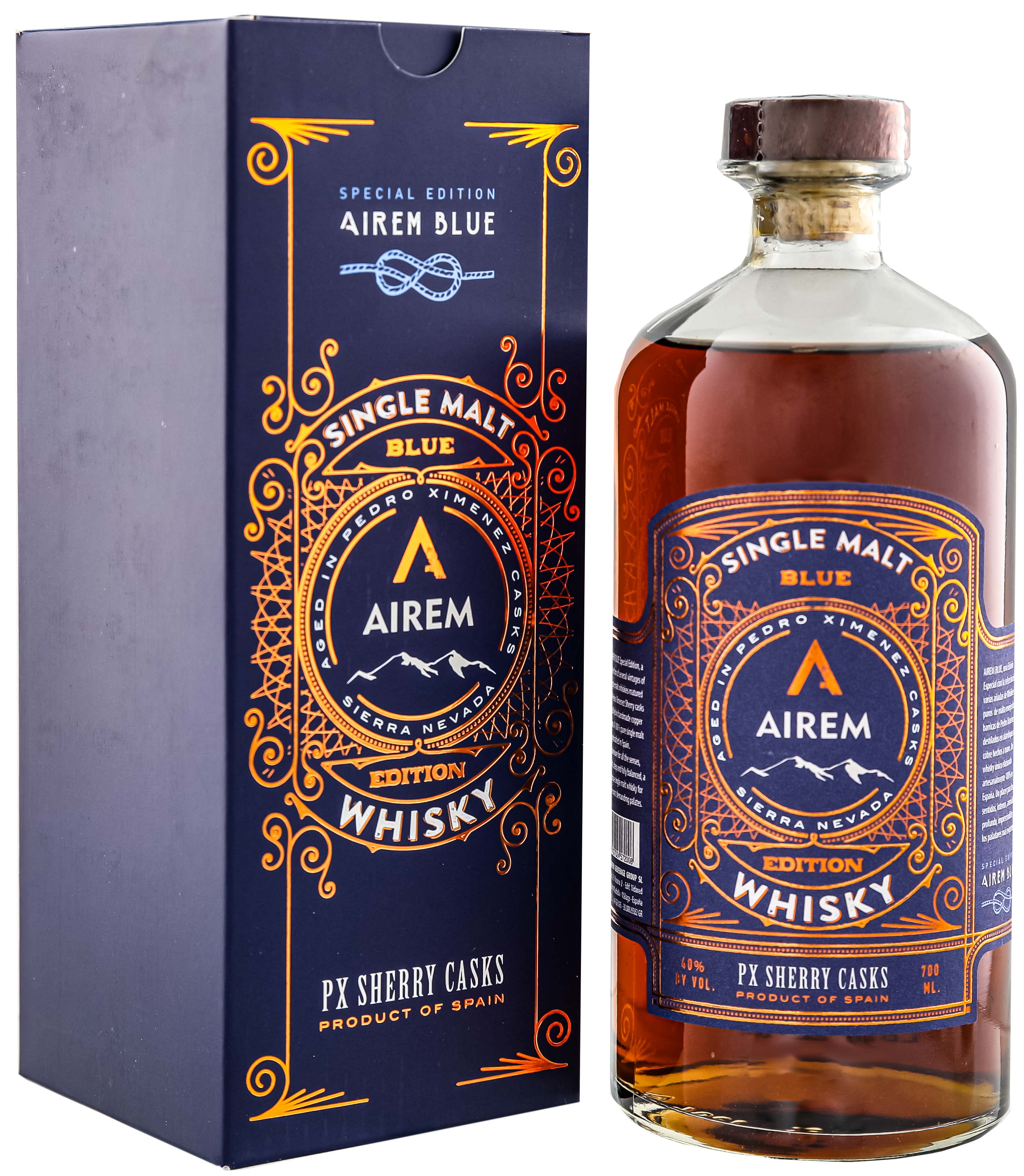 Airem Blue Edition Single Malt Whisky PX Sherry Casks 0,7L 40% – Single Malt Whisky