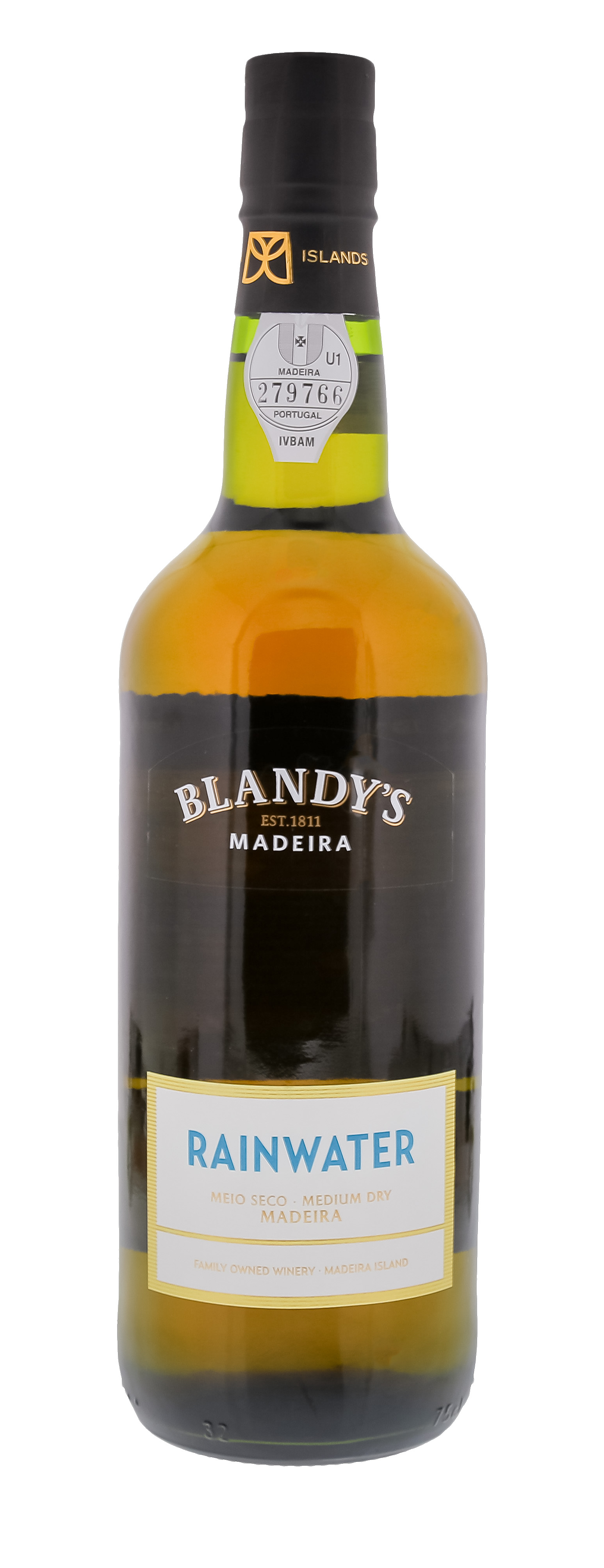 Blandy’s Madeira Rainwater Medium Dry 0,75L 18% – Medium Dry Madeira Wijn