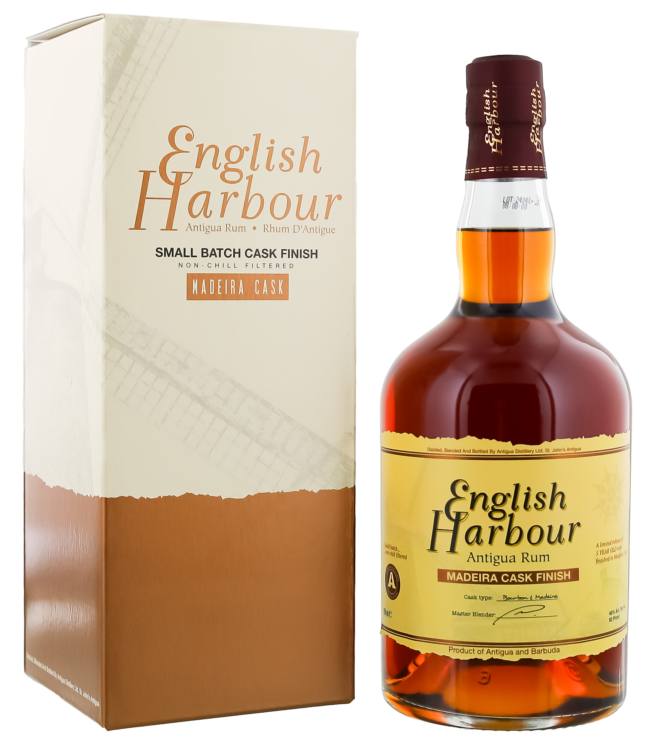 English Harbour Antigua Rum Madeira Cask Finish 0,7L 46% – Complexe rum met Madeira-vat afwerking