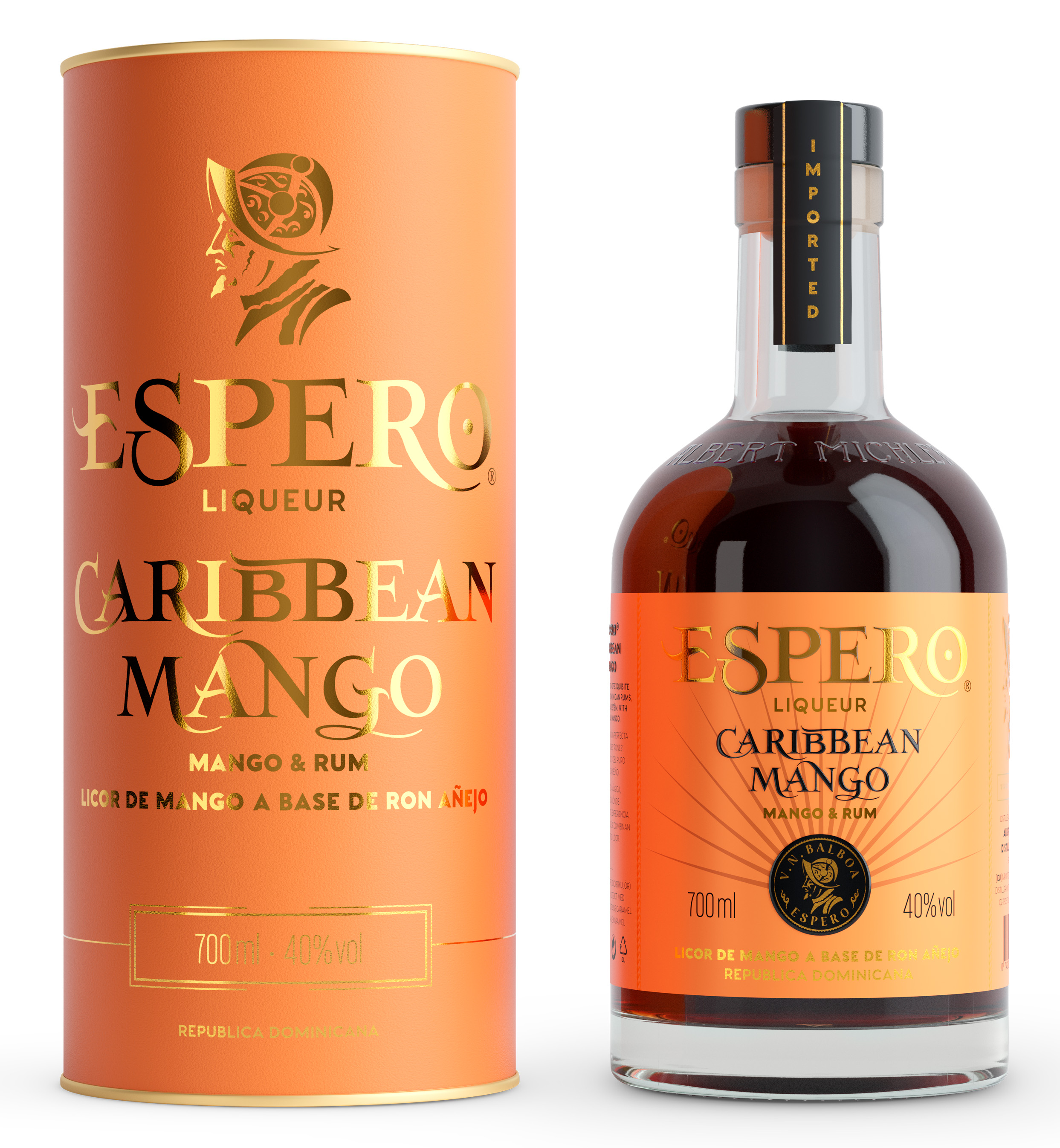 Espero Caribbean Mango & Rum Liqueur 0,7L 40% – Rum Likeur