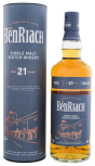 BenRiach 21 years old Non Chill Filtered single malt Scotch whisky 0,7L 46%